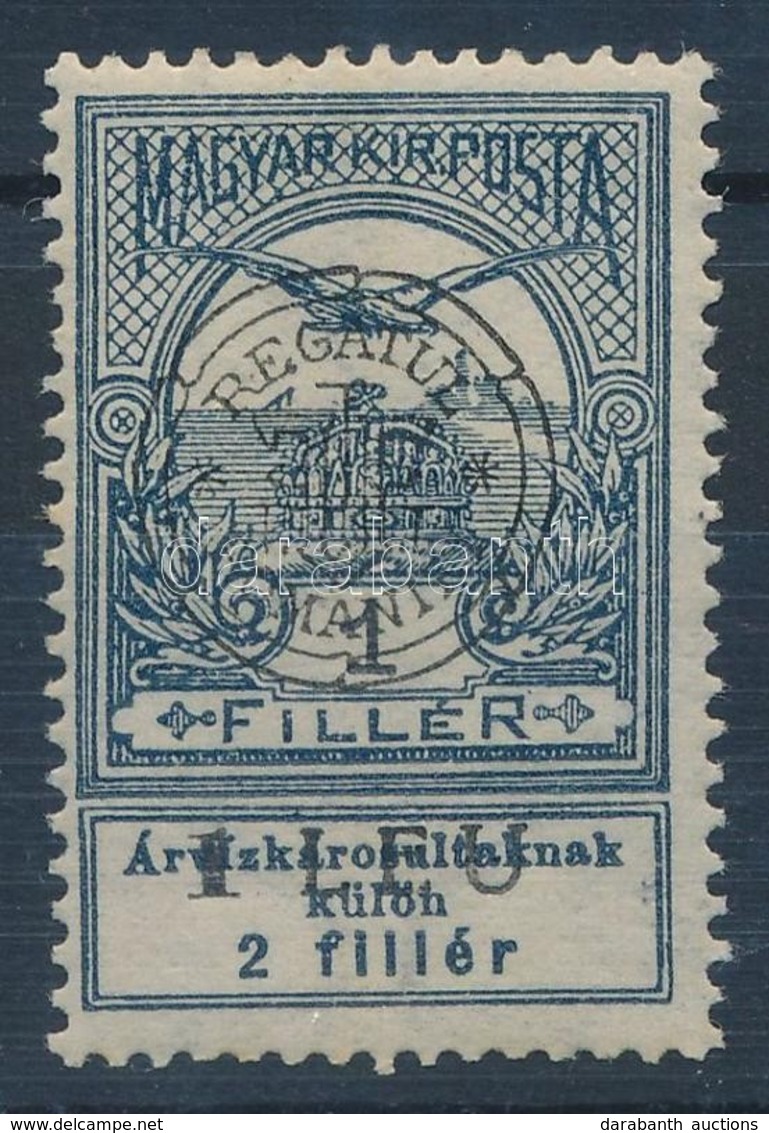 * 1919 Árvíz 1f / Mi 1 I. Signed: Bodor - Autres & Non Classés