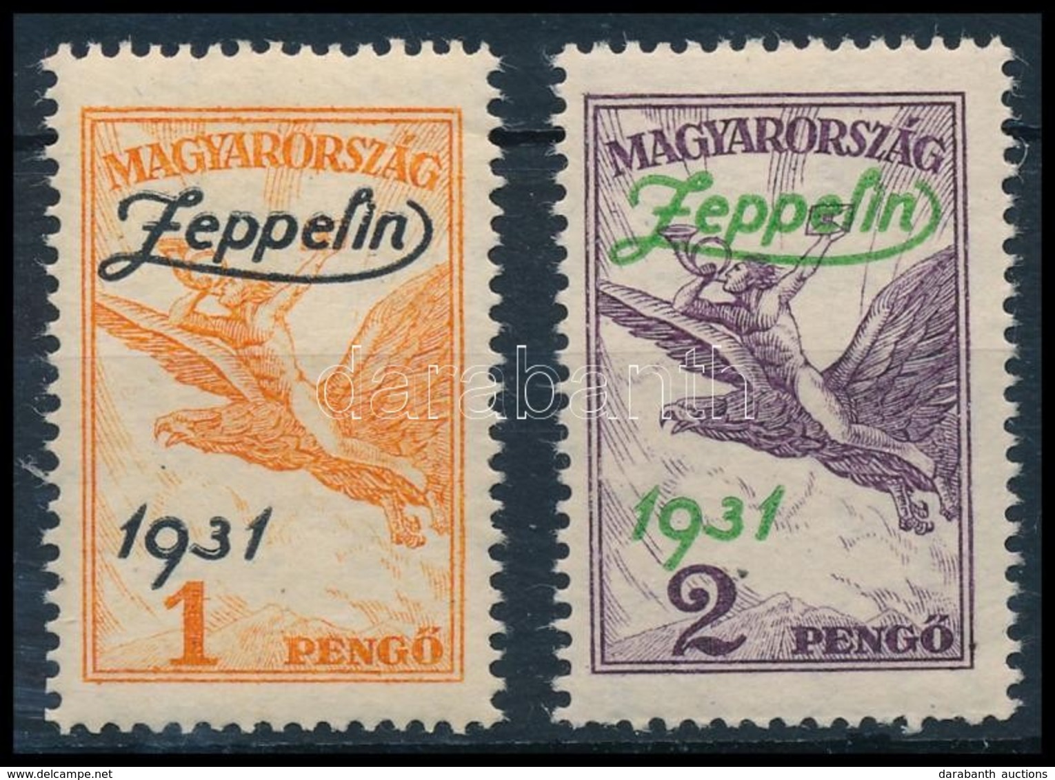 ** 1931 Zeppelin Sor (24.000) / Mi 478-479 - Autres & Non Classés