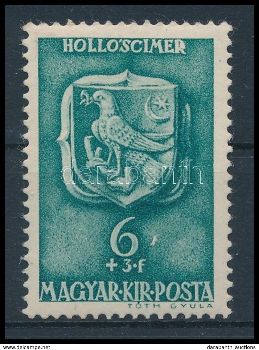 * 1940 Mátyás 6f 'R Betűben Fehér Folt' Tévnyomat / Mi 633 Plate Variety - Autres & Non Classés