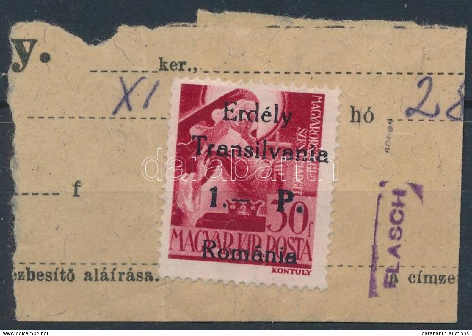 Szatmárnémeti 1944 1P/30f Signed: Bodor - Other & Unclassified