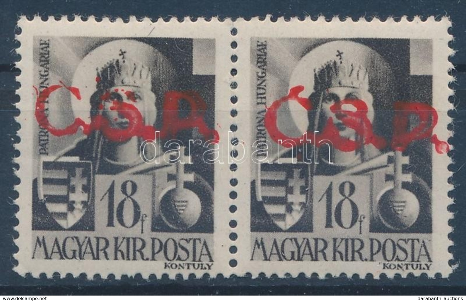 ** Rimaszombat 1945 18f Pár / Pair Signed: Bodor - Autres & Non Classés