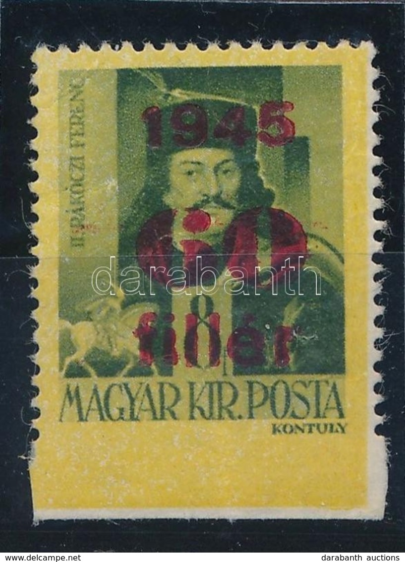 ** 1945 Kisegítő 60f/8f Alul Fogazatlan / Mi 794 Imperforate Below - Autres & Non Classés