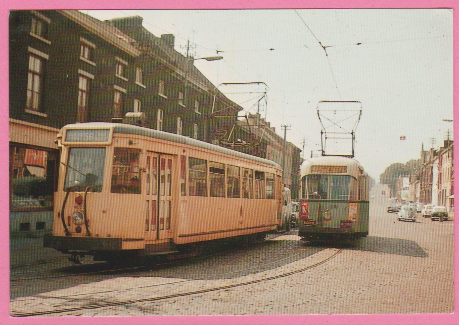 CP - TRAMWAY - SNCV - Châtelineau Ligne 56 Et 407  Sur La Ligne STIC 4 - Motrice S 41007 En 1964. - Tramways
