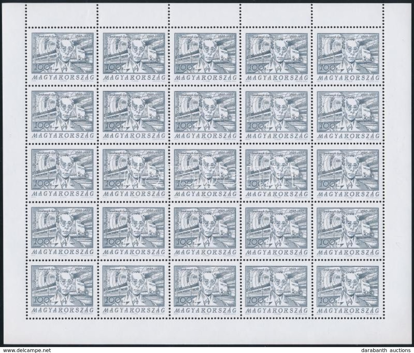 ** 1998 Jendrassik Teljes ív Tévnyomattal / Mi 4502 Complete Sheet With Plate Variety - Sonstige & Ohne Zuordnung