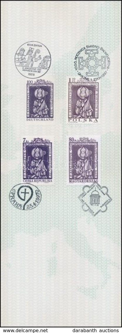 1997 Szent Adalbert Emléklap / Souvenir Card - Autres & Non Classés