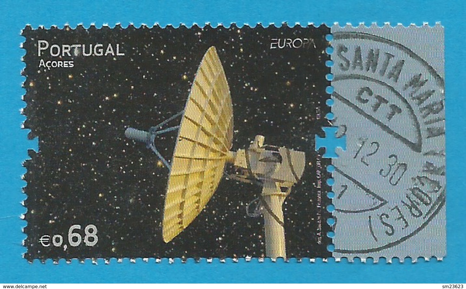 Portugal / Acores  2009  Mi.Nr. 558 , EUROPA CEPT - Astronomie - Gestempelt / Used / (o) - 2009