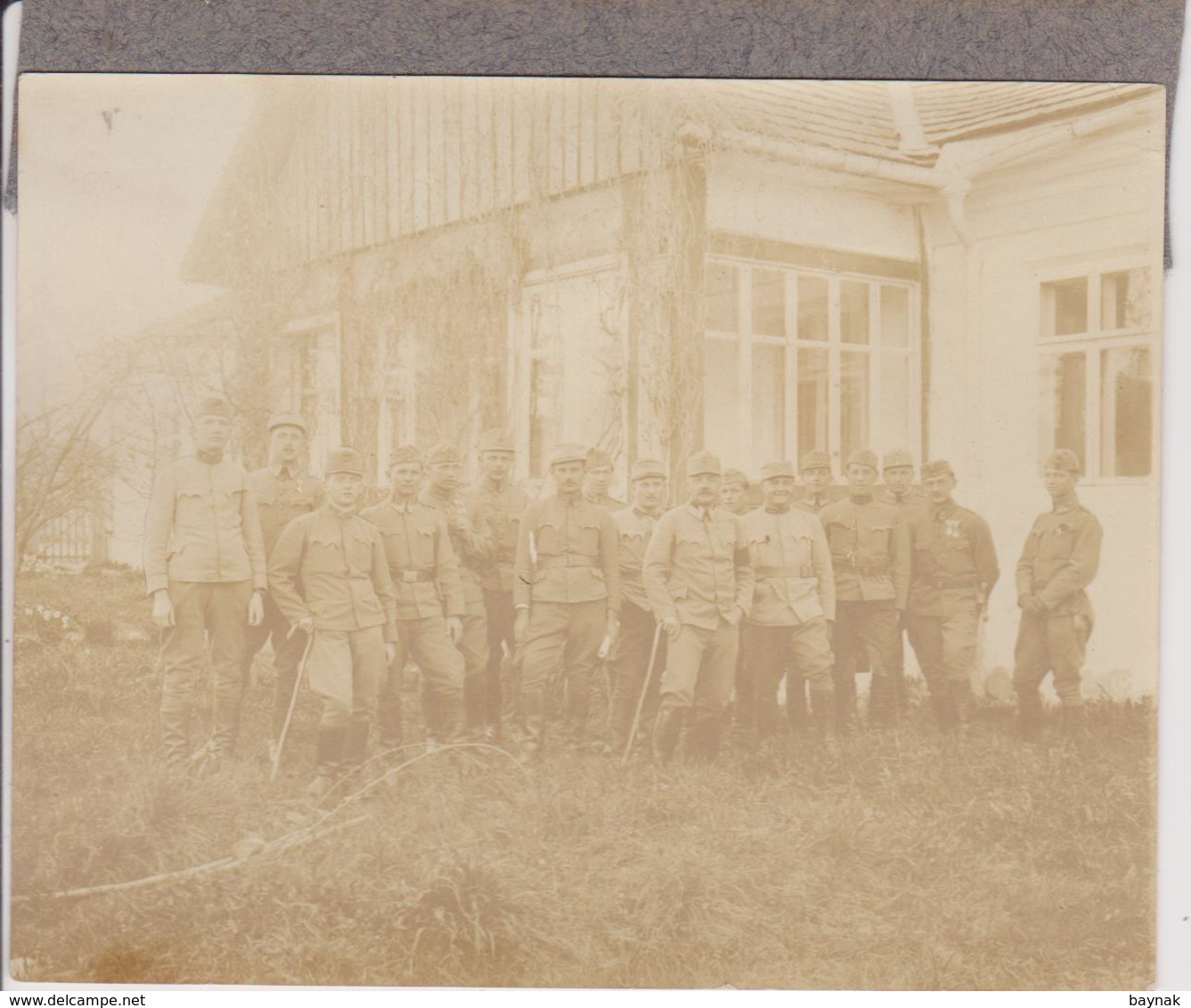 AUSTRIA   --  KuK  --  ORIGINAL PHOTO  --  GUVA ( ODER ) GURA HUMORA  --  UKRAINA ?,   --    42. ,, TEUFEL DIVISION ,, - 1914-18