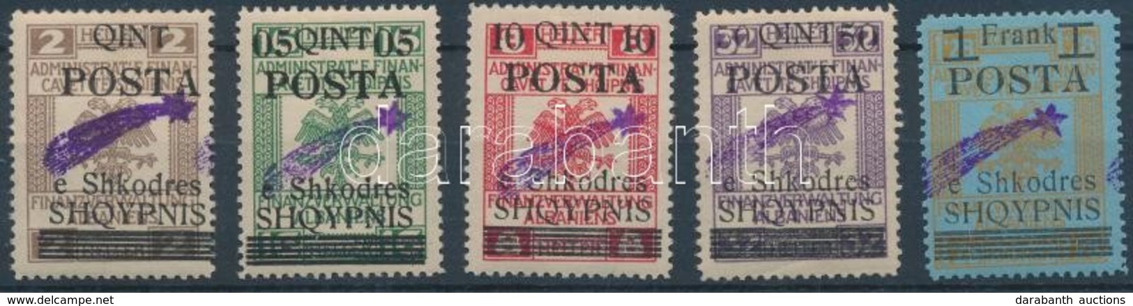 * 1919 Forgalmi Bélyegek Mi 47-49, 51-52 III - Other & Unclassified