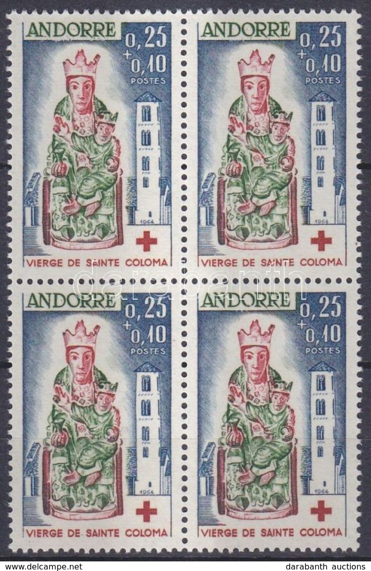 ** 1964 Vöröskereszt Négyestömb Mi 190 - Autres & Non Classés