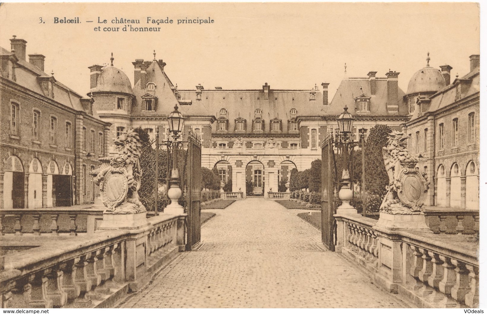 CPA - Belgique - Beloeil - Le Château Principale Et Cour D'honneur - Beloeil