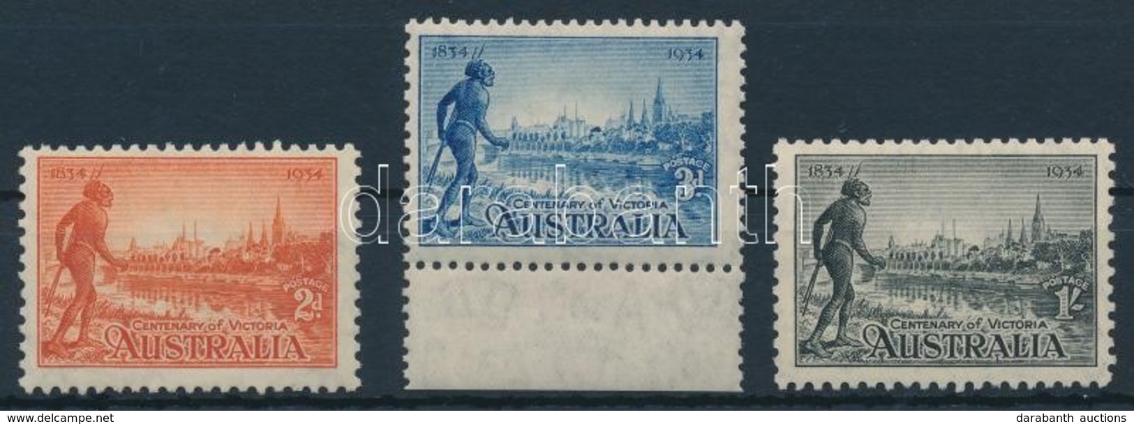 ** 1934 Viktória állam Sor Mi 120-122 - Other & Unclassified