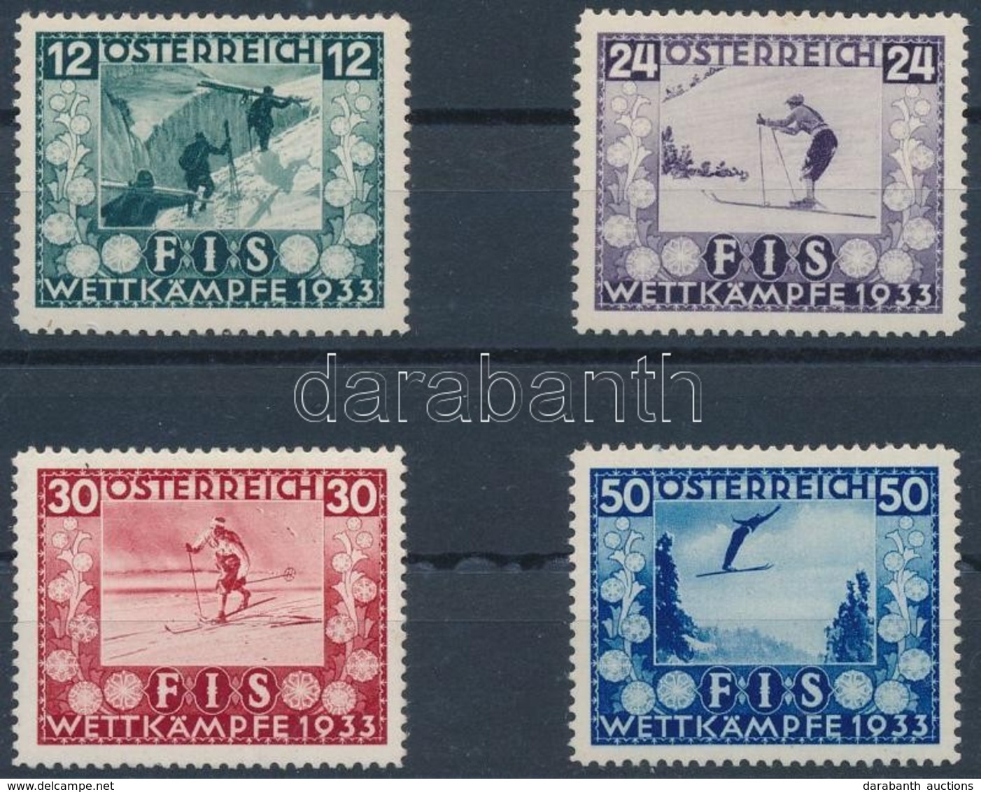 ** 1933 FIS Sor Mi 551-554 - Other & Unclassified