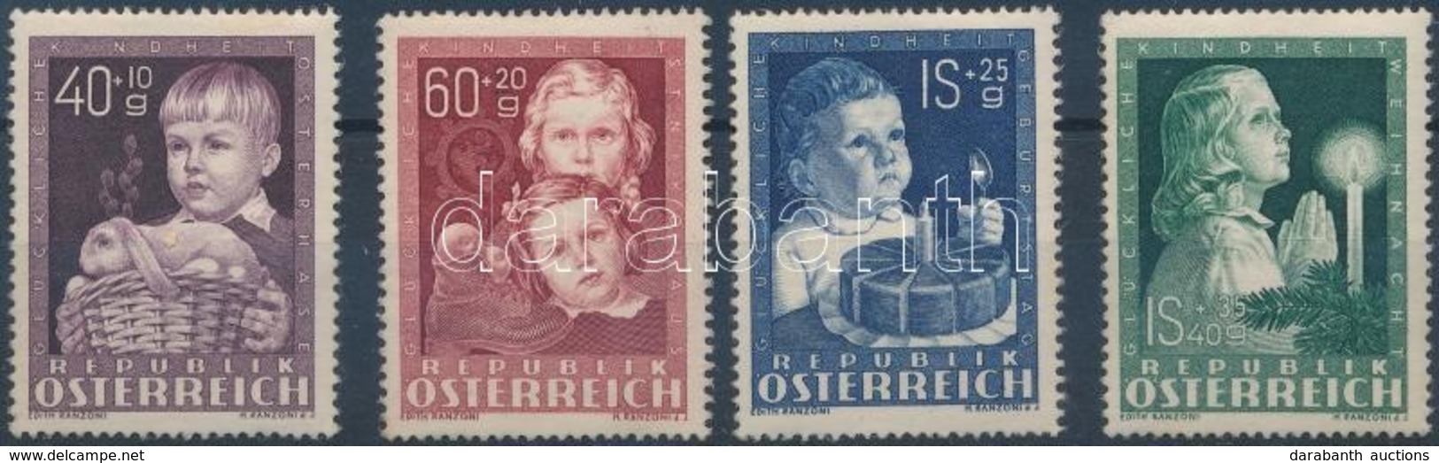 ** 1949 Gyermek Sor Mi 929-932 - Sonstige & Ohne Zuordnung