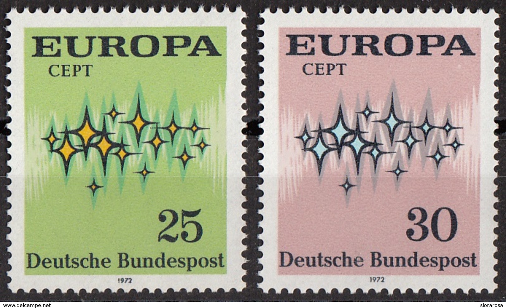 Germania 1972 Sc. 1089-1090 Europa CEPT Full Set MNH Germany - 1972