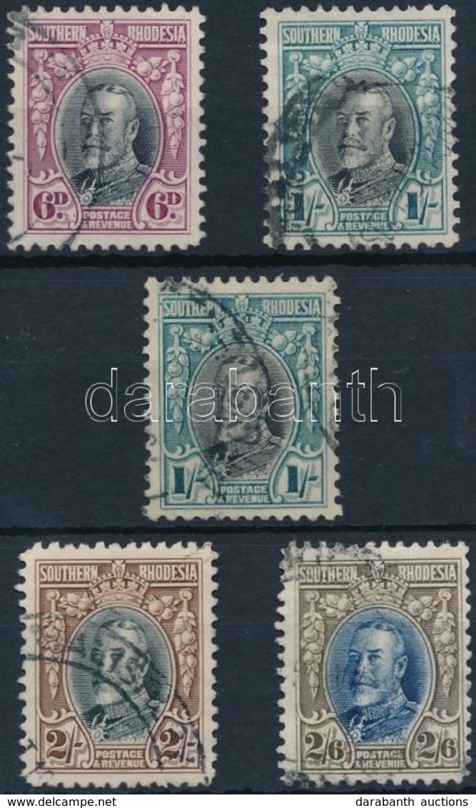 O 1931 5 Db Forgalmi Mi 21, 2 X 25, 27-28 - Sonstige & Ohne Zuordnung