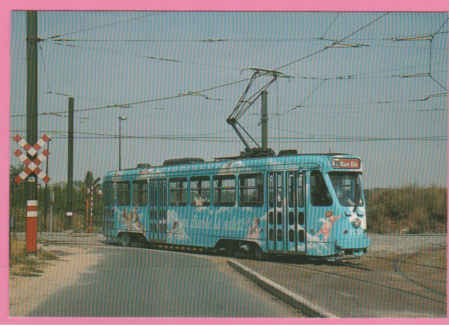 CP - TRAMWAY - MUPDoFER - Bruxelles - PCC 7160 De 1970. - Tramways