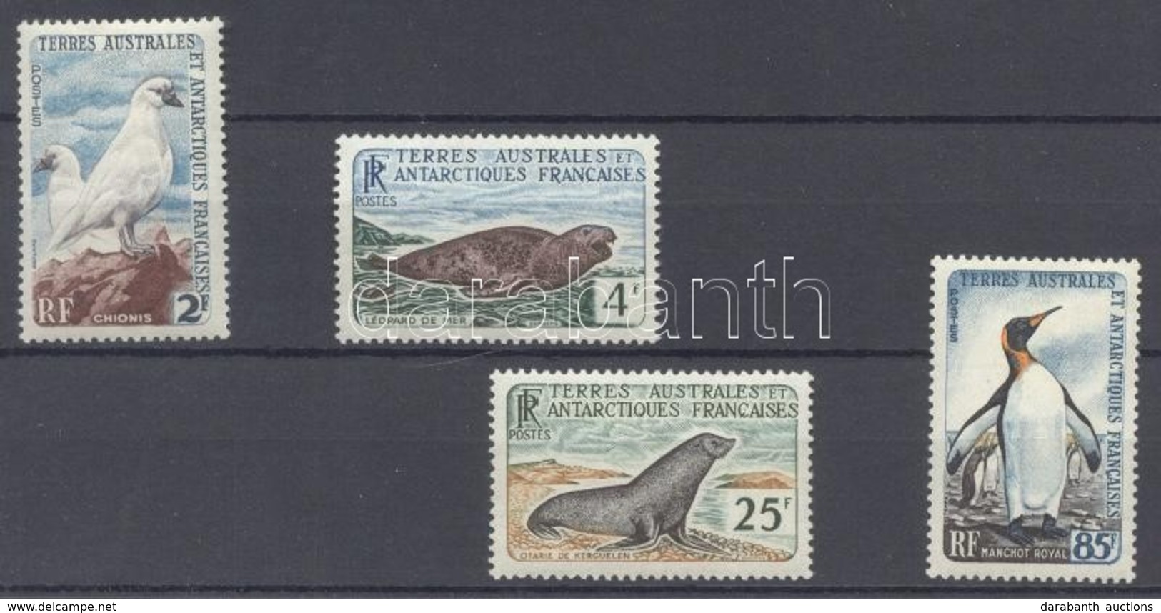 ** 1960 Az Antarktisz állatai Sor Mi 19-22 - Other & Unclassified