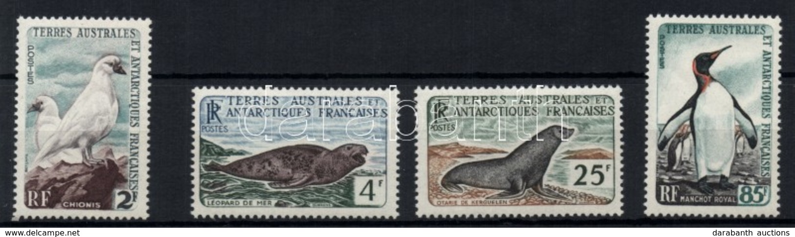 ** 1960 Az Antarktisz állatai Sor Mi 19-22 - Other & Unclassified