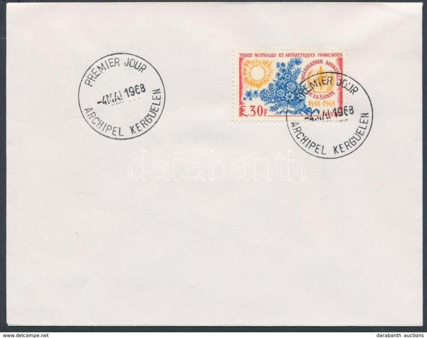 1968 20 éves A WHO Mi 44 FDC - Other & Unclassified