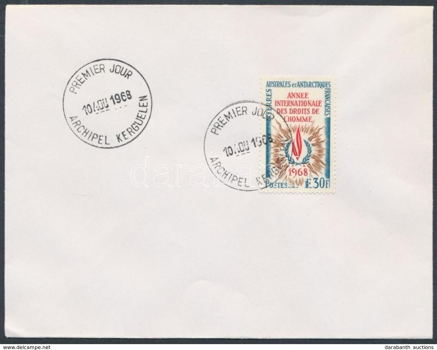 1968 Az Emberi Jogok Nemzetközi éve Mi 45 FDC - Other & Unclassified