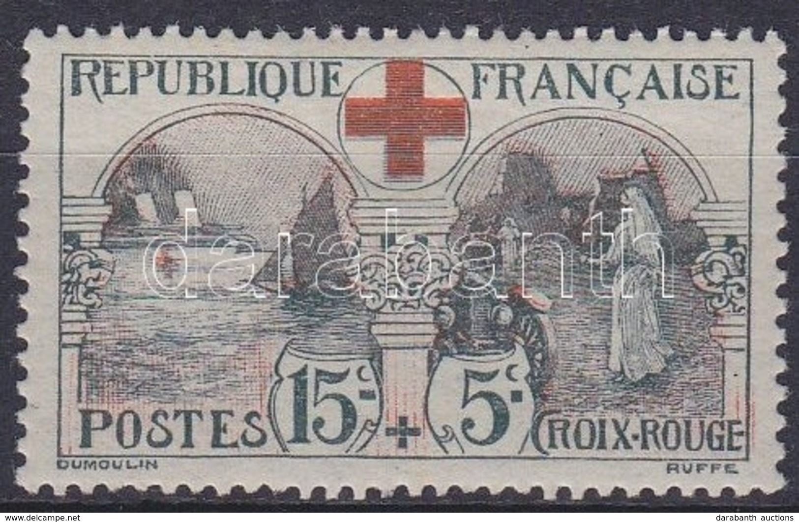 * 1918 Vöröskereszt Mi 136 - Autres & Non Classés