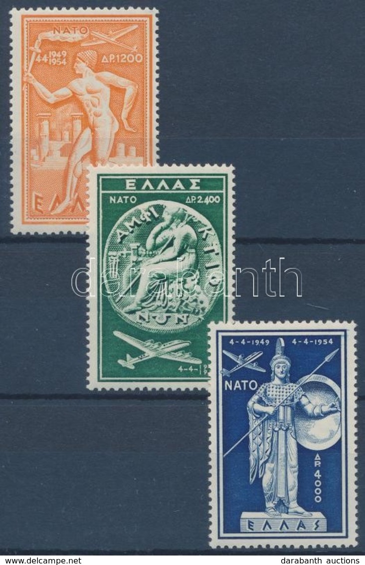 ** 1954 5 éves A NATO Sor Mi 615-617 - Other & Unclassified