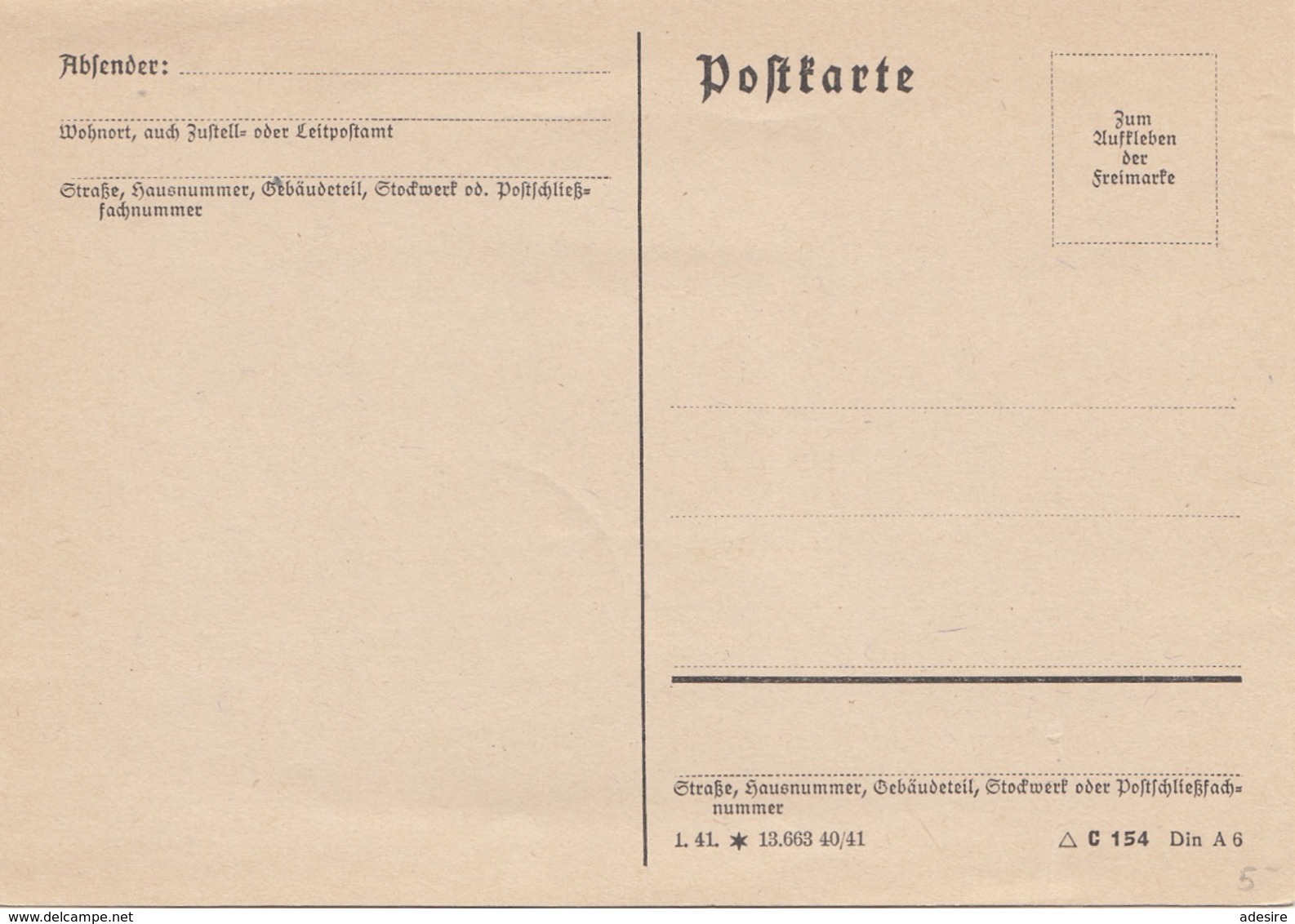 DEUTSCHES REICH 1942 - 12 Pf Marke Auf Karte Mit Sonderstempel Tag Der Deutschen Polizei - Briefe U. Dokumente