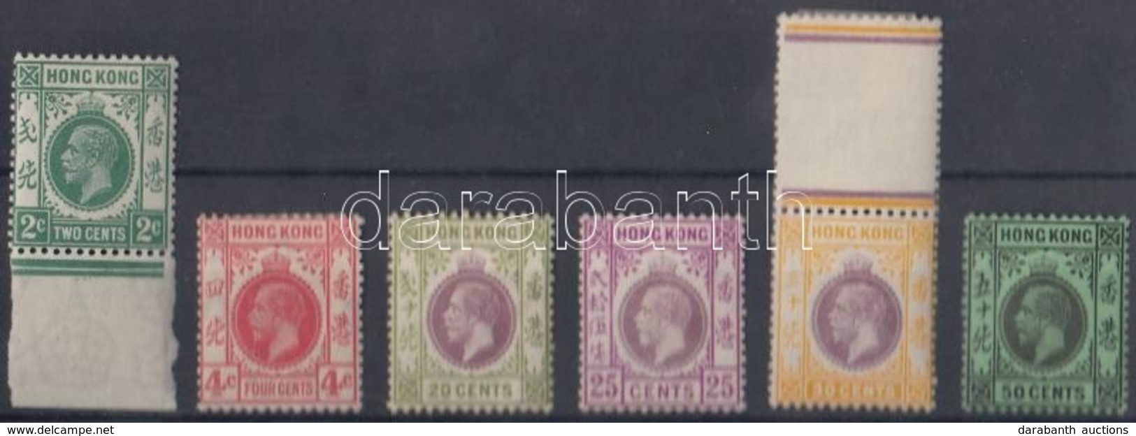 * 1921 Forgalmi értékek Mi 115-116, 119-122 - Other & Unclassified