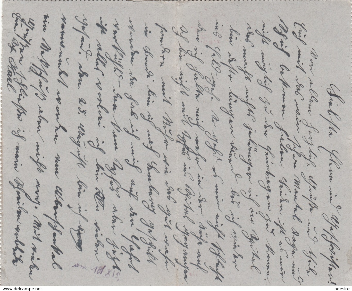 UNGARN 1911? - 10 Filler Ganzsache Auf Kartenbrief Gel.v. Budapest - Herrnbaumgarten - Briefe U. Dokumente