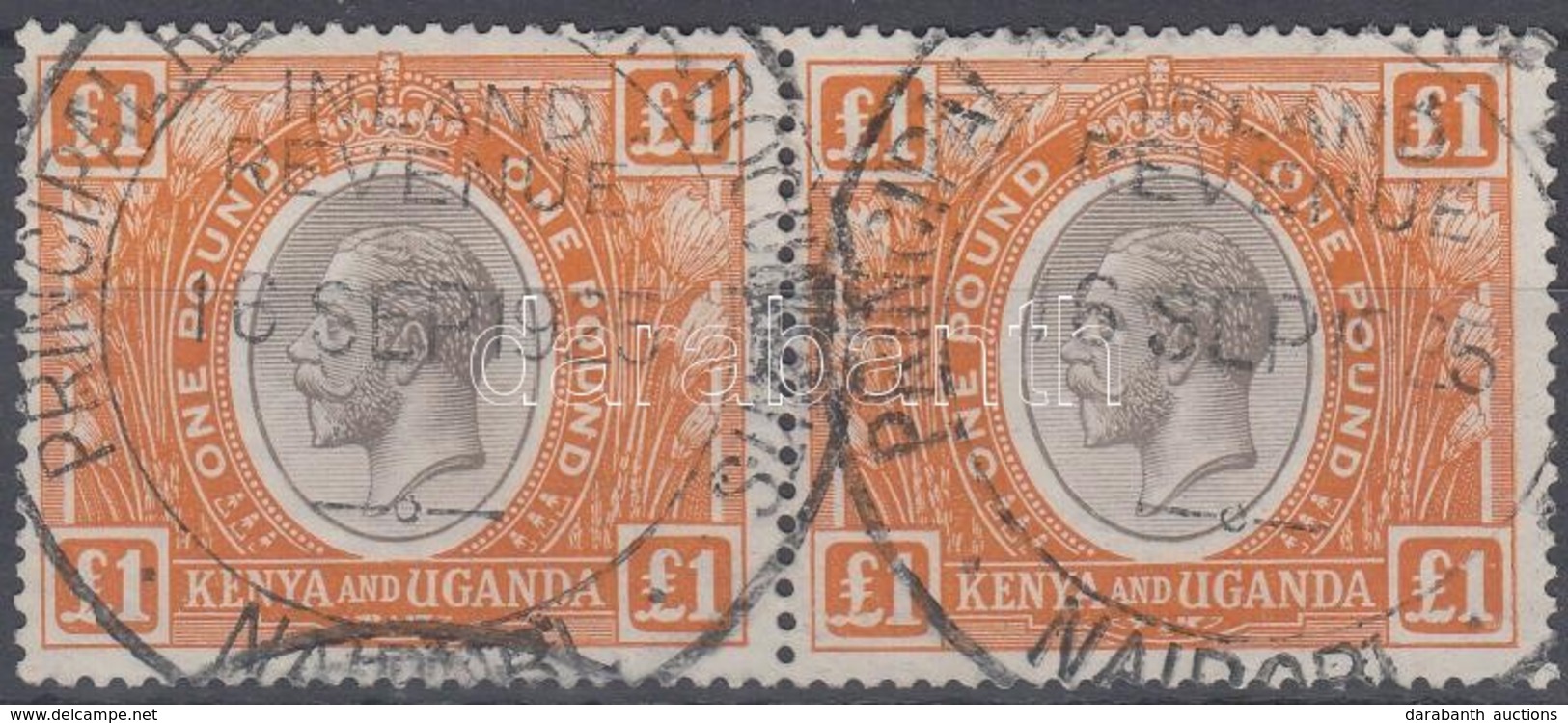 O Kenya és Uganda 1922 Mi 17 Pár / Pair - Autres & Non Classés