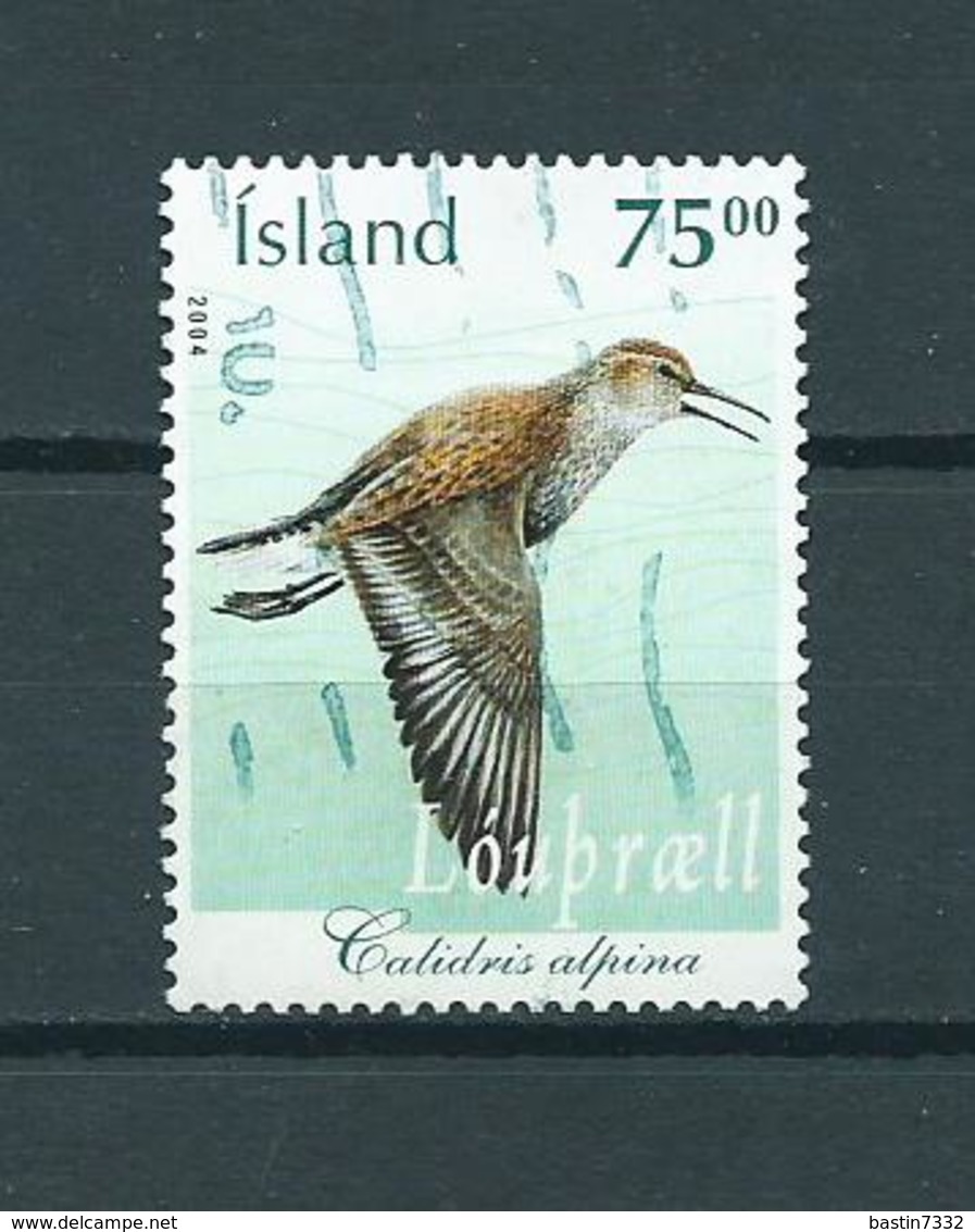 2004 Iceland Birds,oiseaux,vögel Used/gebruikt/oblitere - Gebruikt