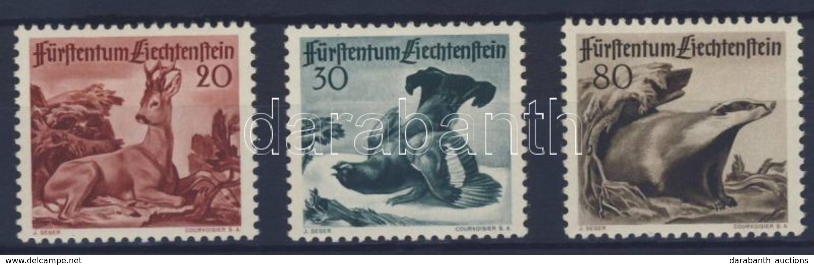 ** 1950 Vadászat, állatok Mi 285-287 - Sonstige & Ohne Zuordnung