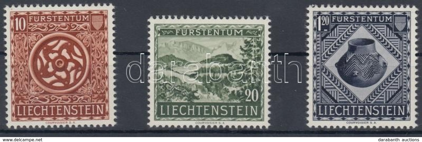 ** 1953 Nemzeti Múzeum Sor Mi 319-321 - Sonstige & Ohne Zuordnung