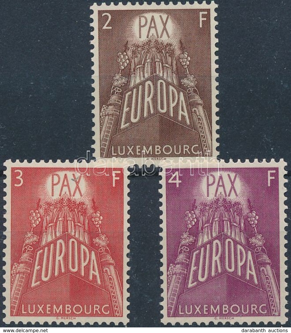 ** 1957 Europa CEPT Sor Mi 572-574 - Other & Unclassified