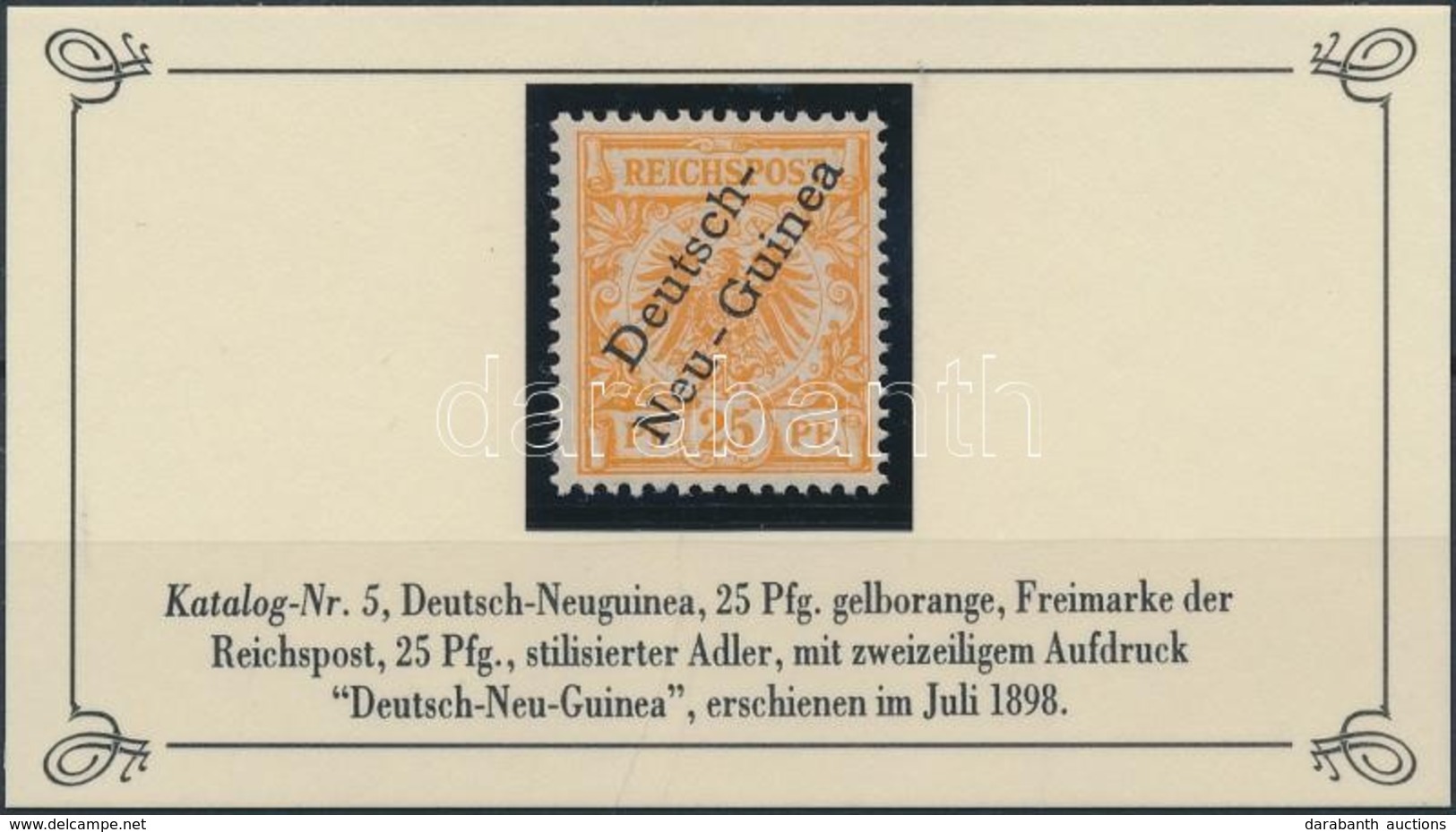 ** Deutsch Neuguinea 1897 Mi 5 - Sonstige & Ohne Zuordnung