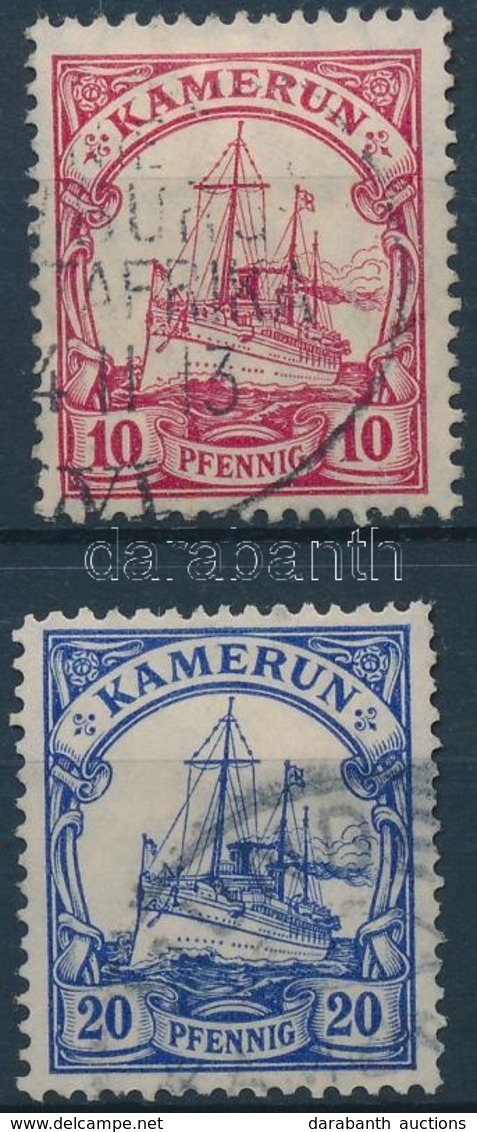O Kamerun 1905 Mi 22b, 23 Ia - Sonstige & Ohne Zuordnung