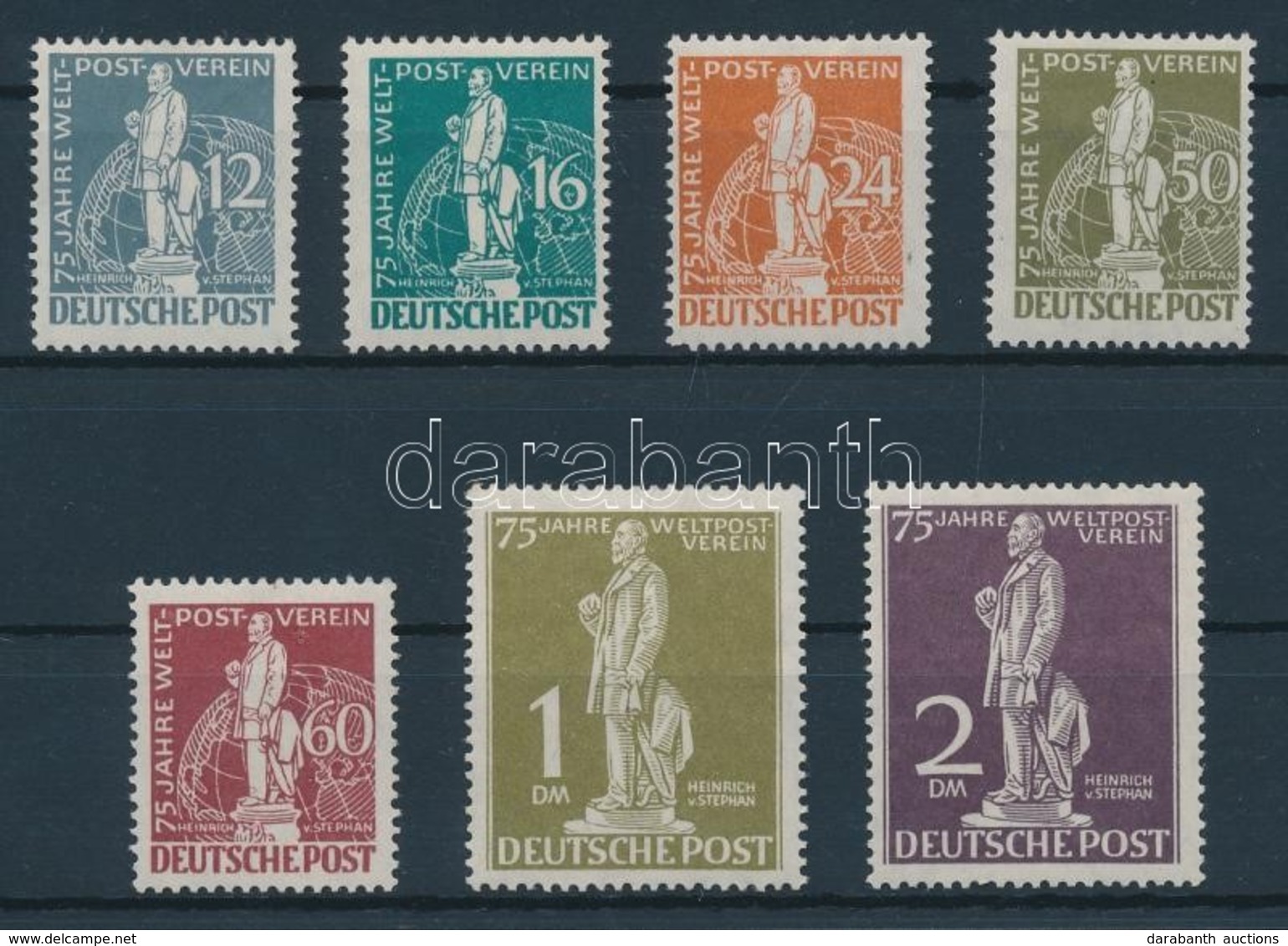 ** 1949 75 éves Az UPU Sor Mi 35-41 - Andere & Zonder Classificatie