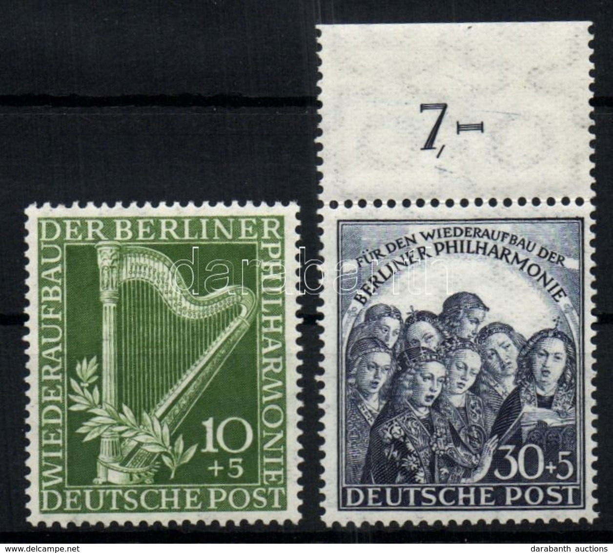 ** 1950 Berlini Filharmónia Mi 72-73 - Andere & Zonder Classificatie