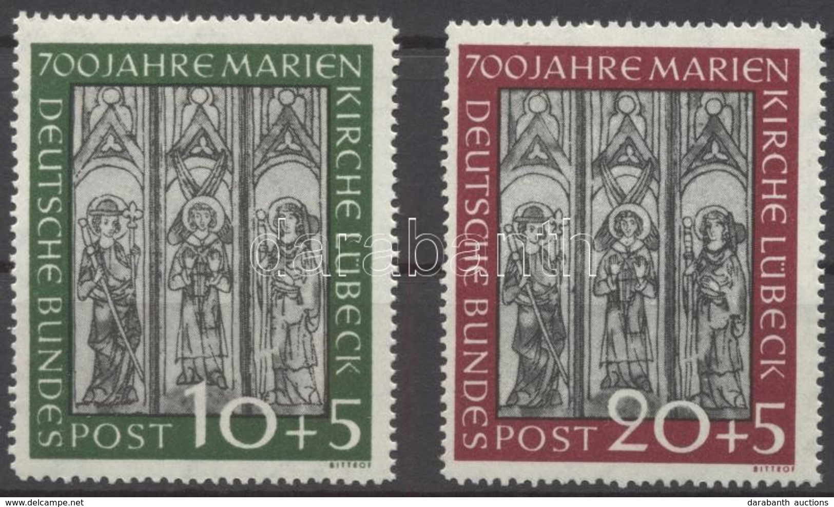 ** 1951 Marienkirche Mi 139-140 - Other & Unclassified