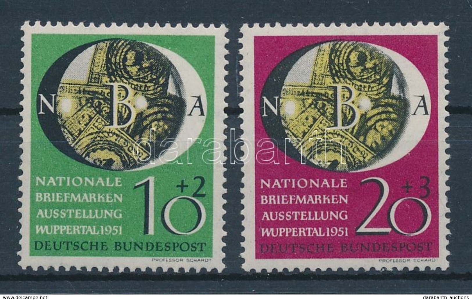 ** 1951 Nemzetközi Bélyegkiállítás Sor Mi 141-142 - Autres & Non Classés