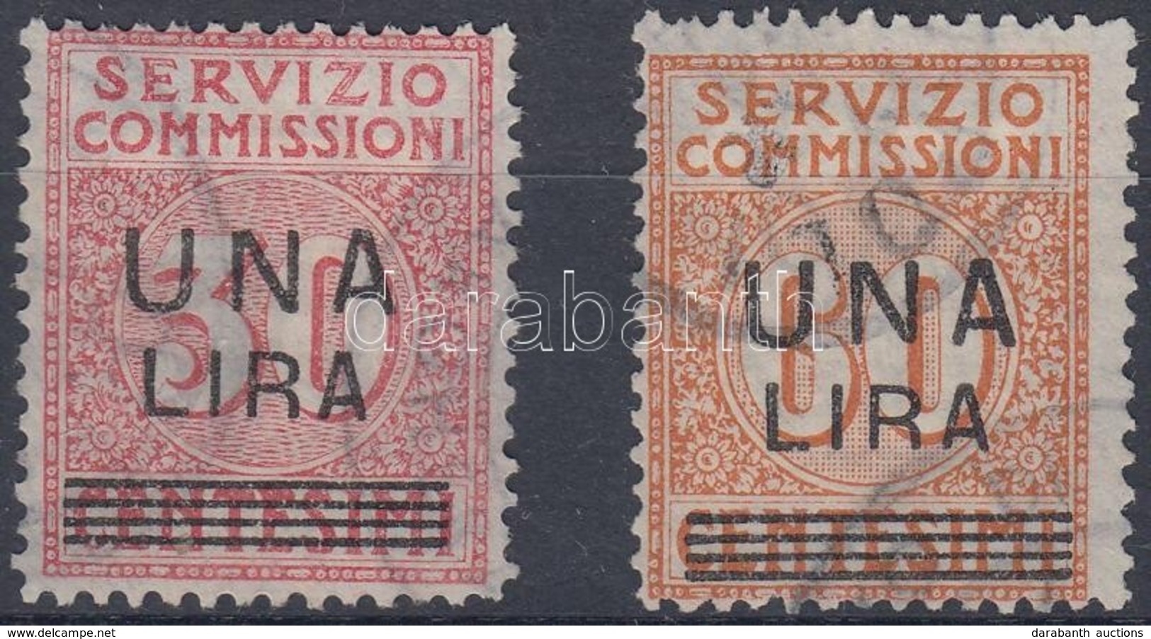 O 1925 Servizio Commissioni Mi 9-10 - Sonstige & Ohne Zuordnung