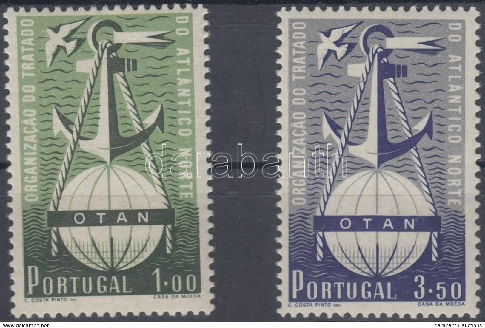 ** 1952 3 éves A NATO Sor Mi 778-779 - Autres & Non Classés