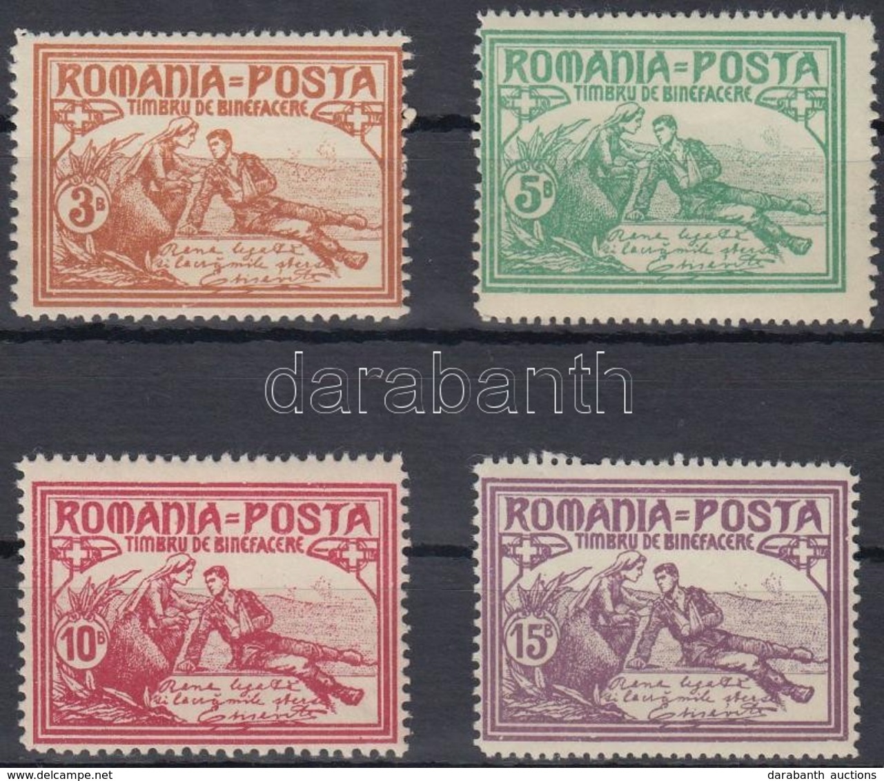 * 1906 Jólét Sor Mi 161-164 - Other & Unclassified