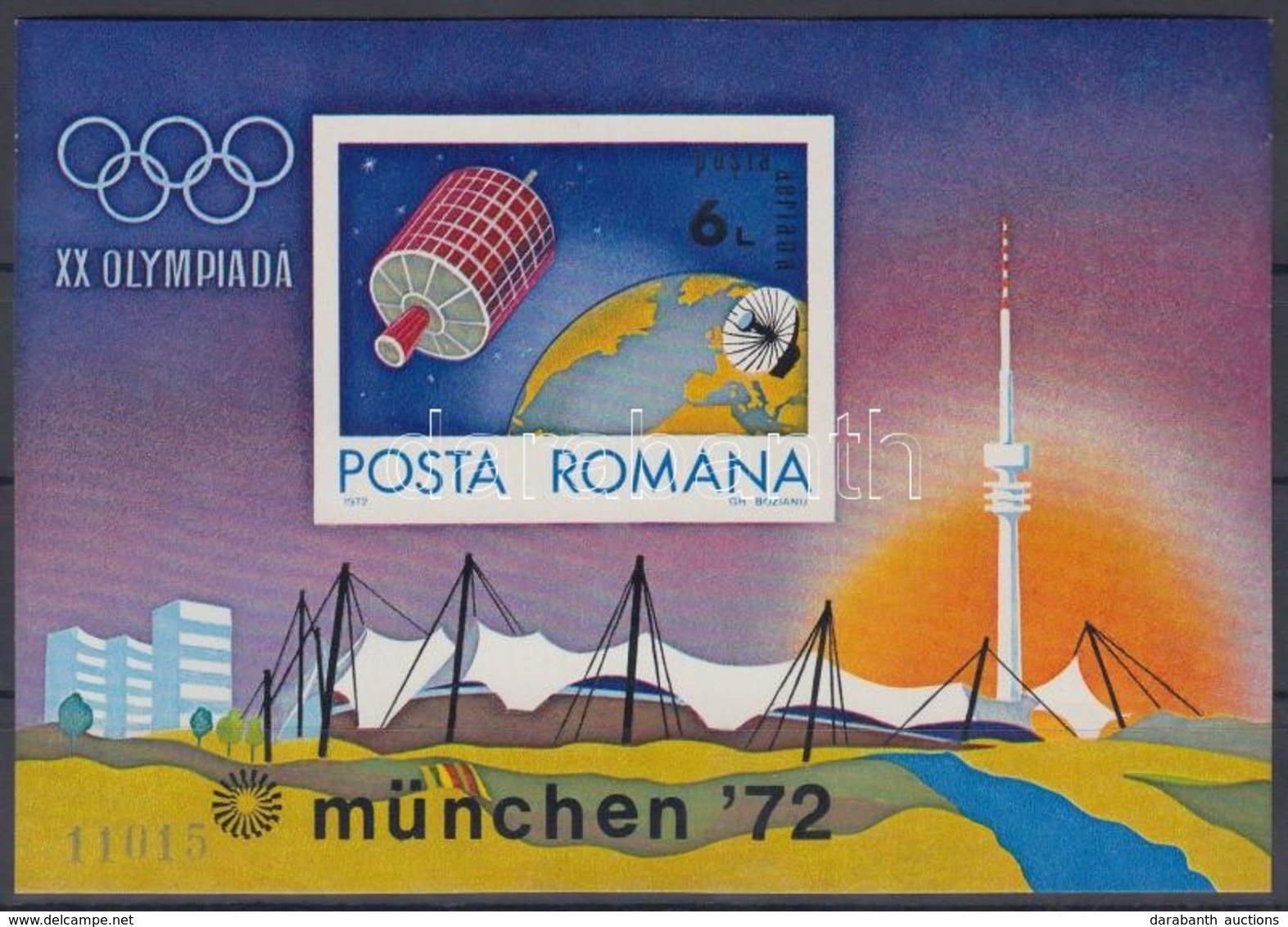 ** 1972 Müncheni Nyári Olimpia Blokk Mi 98 - Other & Unclassified