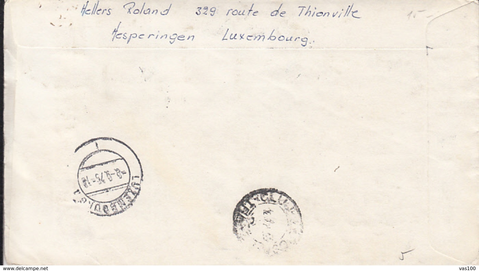 SPORTS, WATER SKIING, CLIMBING, FIGURE SKATING, REGISTERED SPECIAL COVER, OBLIT FDC, 1975, LUXEMBOURG - Water-skiing