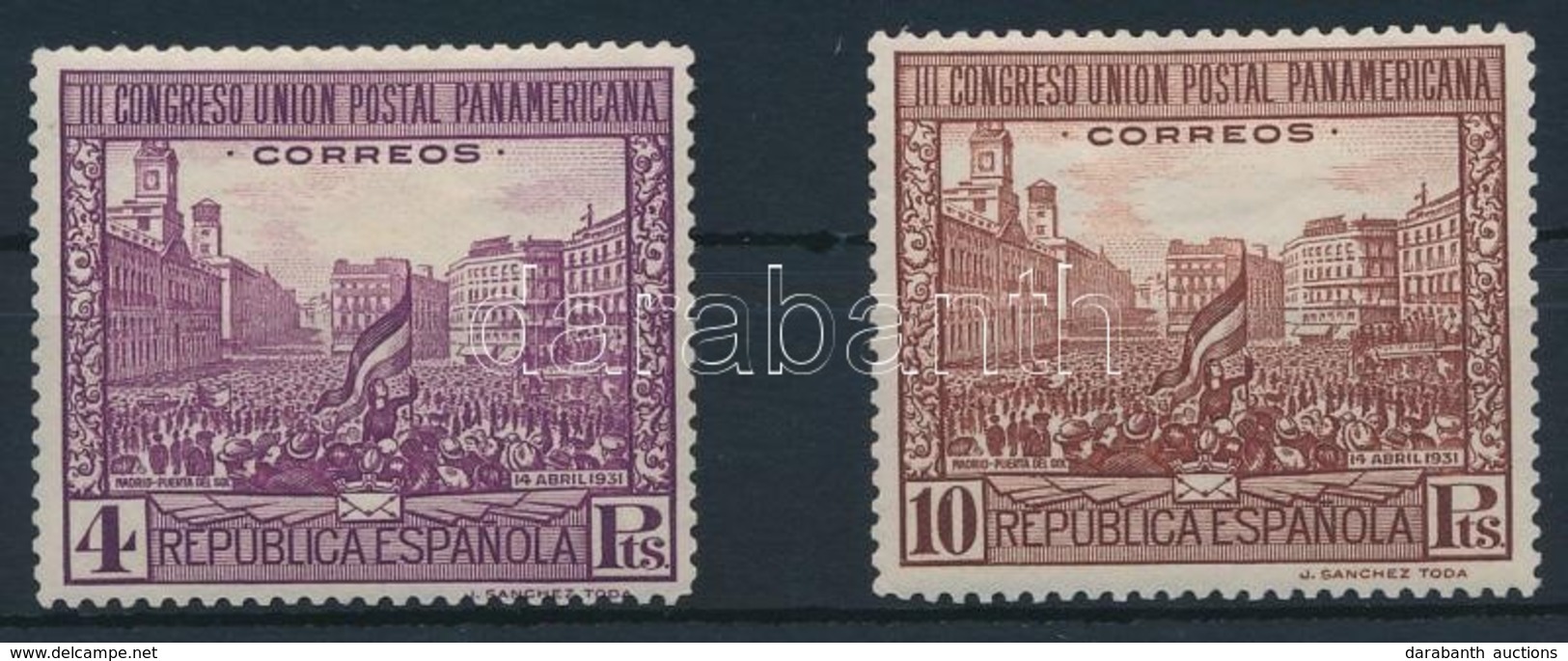 * 1931 Pánamerikai Posta Kongresszus Záróértékek Mi 590-591 - Other & Unclassified