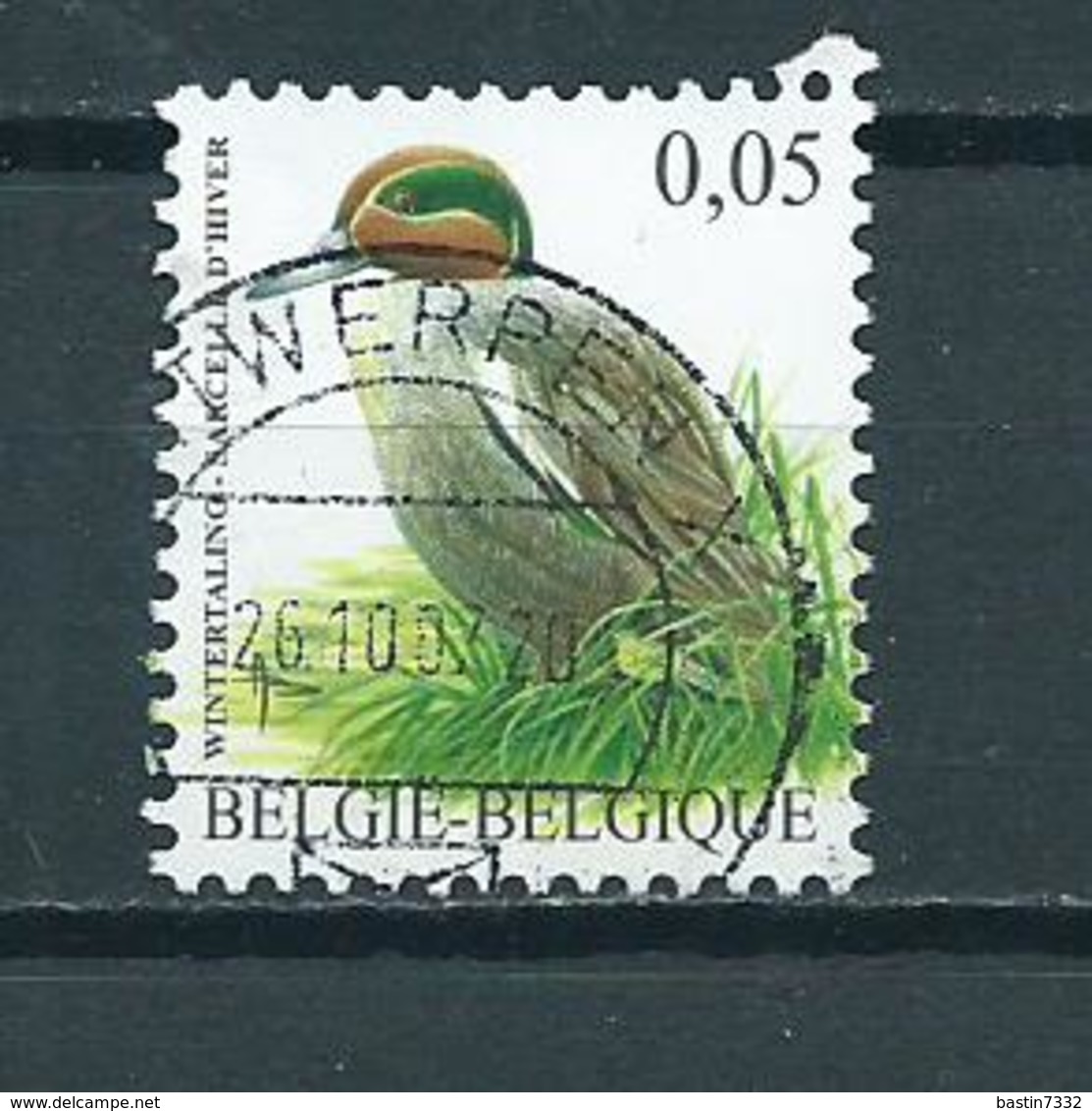 2007 Belgium 0,05 EURO Buzin Birds,oiseaux,vögel Used/gebruikt/oblitere - Oblitérés