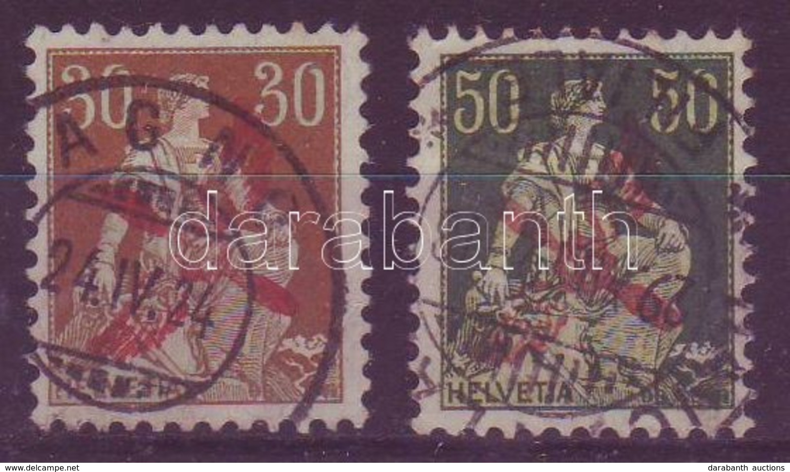 O 1919-1920 Repülő Mi 145+152 - Sonstige & Ohne Zuordnung