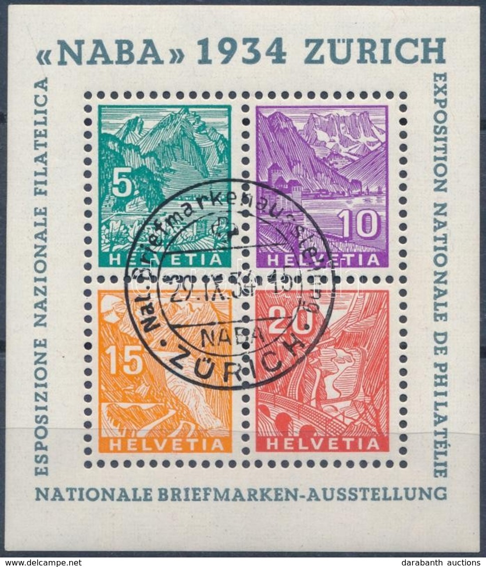 O 1934 NABA Blokk Mi 1 - Sonstige & Ohne Zuordnung