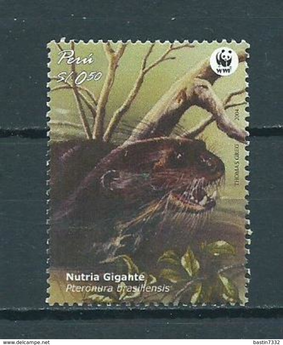 2004 Peru Animals,dieren,tiere,otter Used/gebruikt/oblitere - Peru